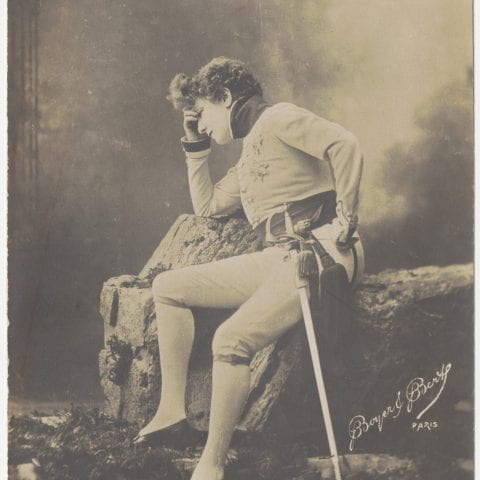 Portrait of Sarah Bernhardt in L’Aiglon