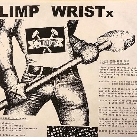 lyrics for limp wrist queercore band